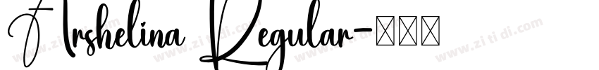 Arshelina Regular字体转换